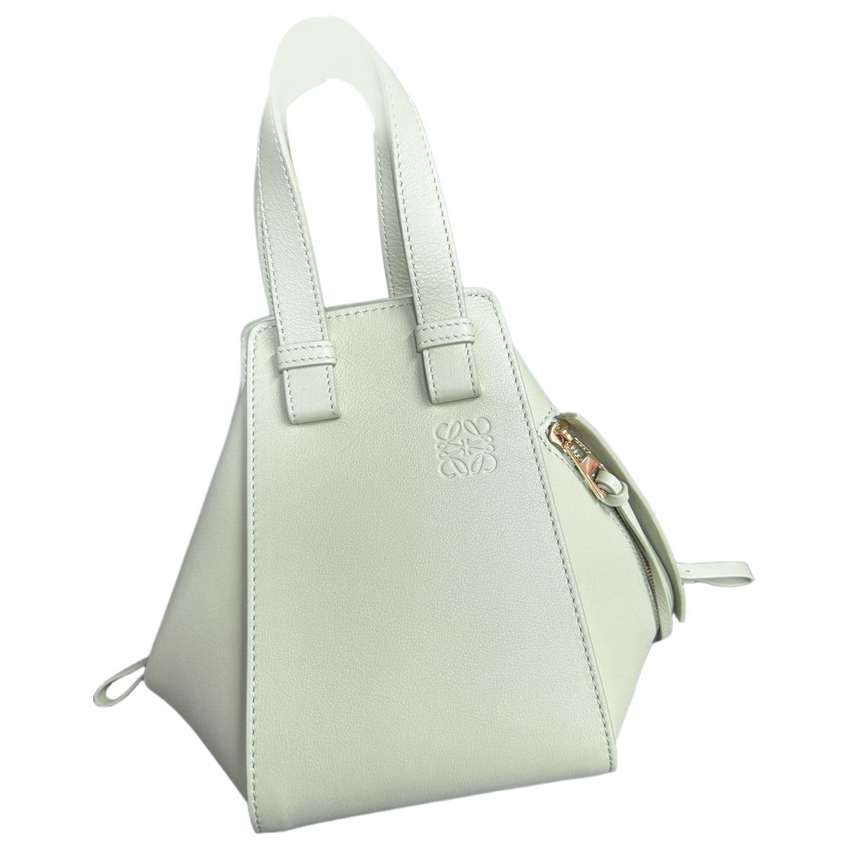 Hammock leather handbag