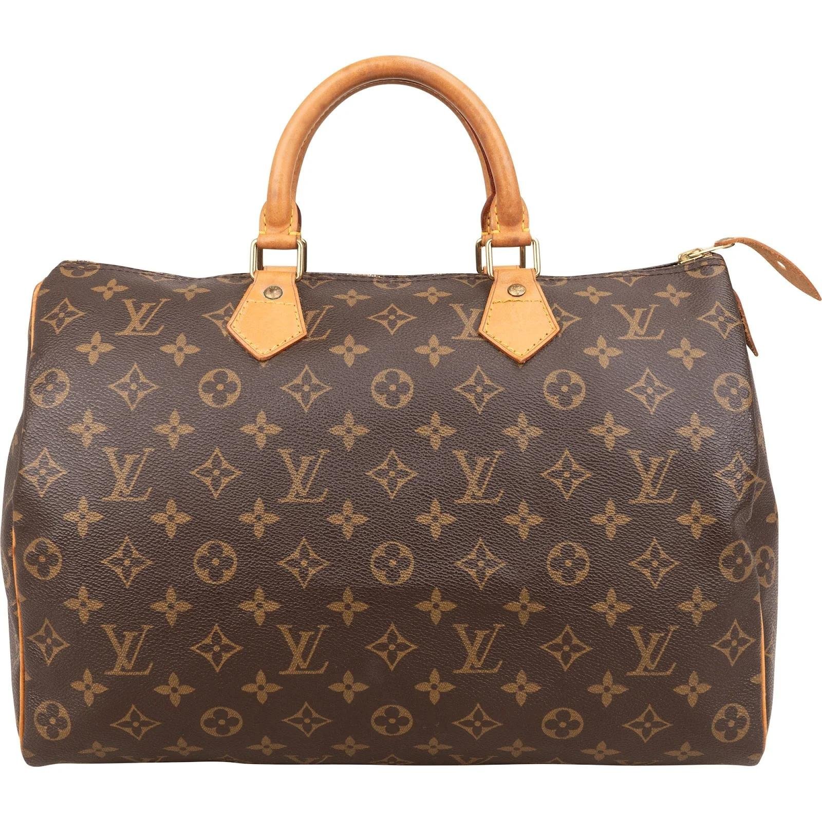 Speedy leather handbag