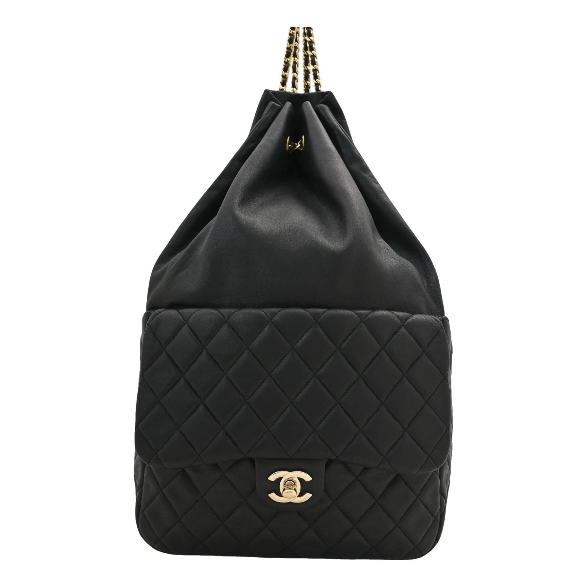 Leather backpack