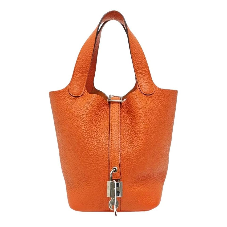 Picotin leather handbag