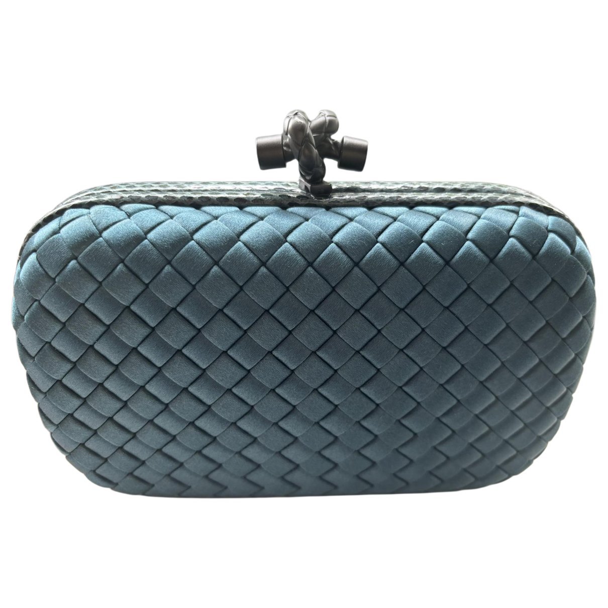 Pochette Knot silk clutch bag