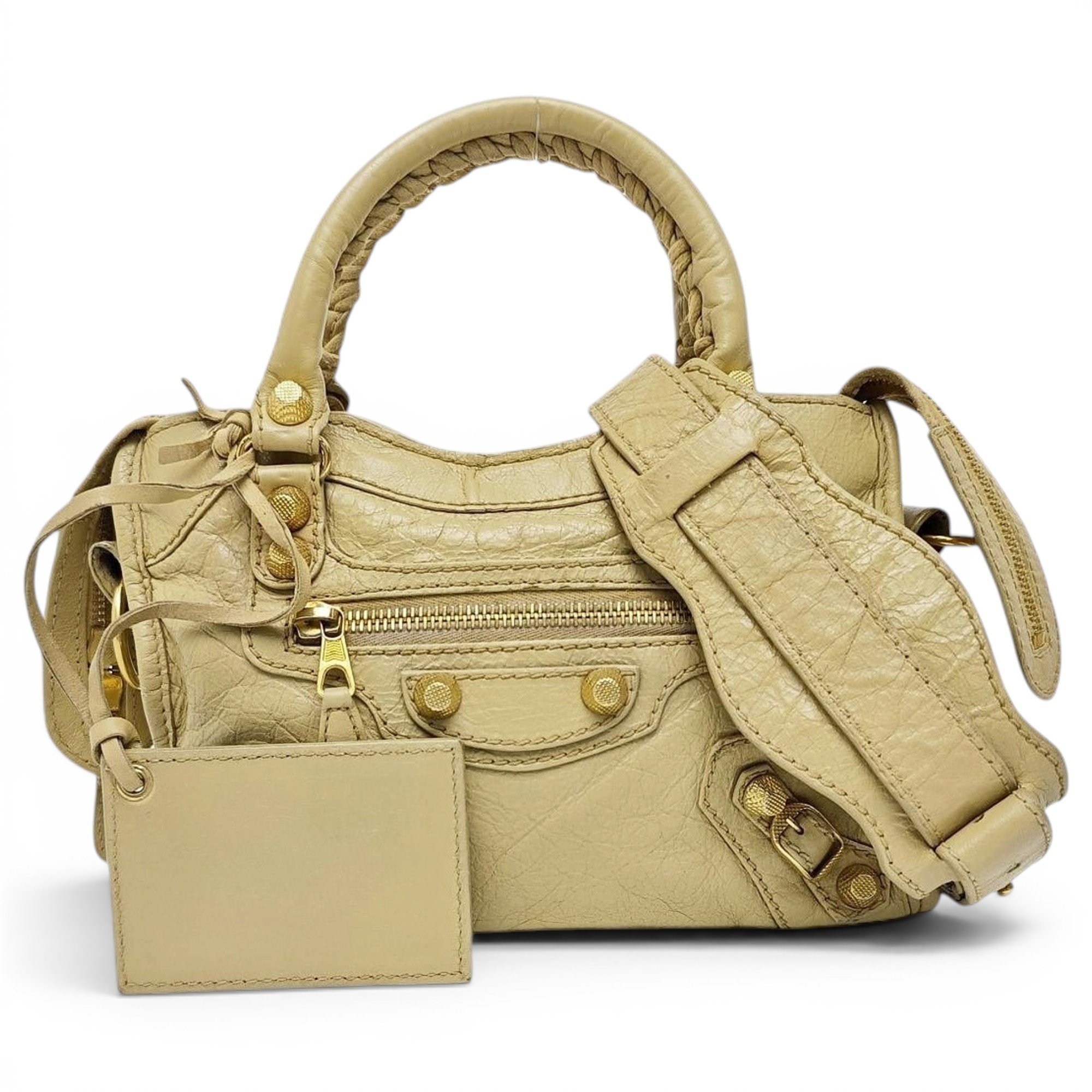 Leather handbag