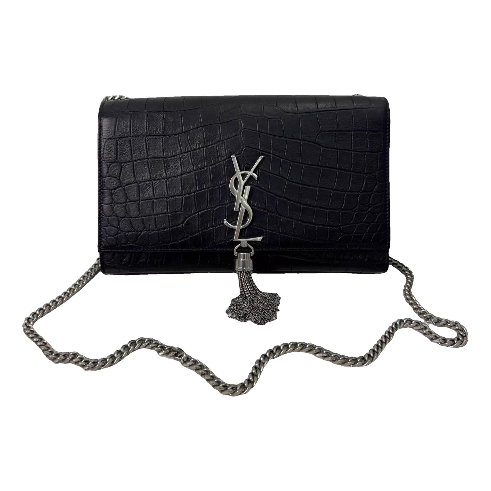 Pompom Kate leather handbag