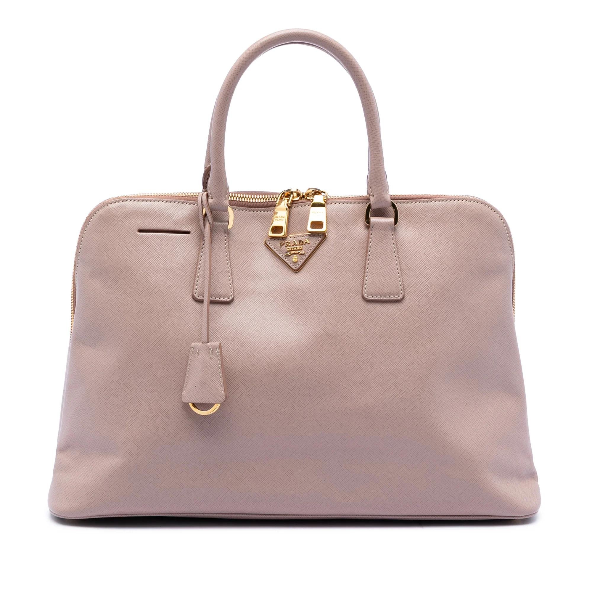 Promenade leather satchel