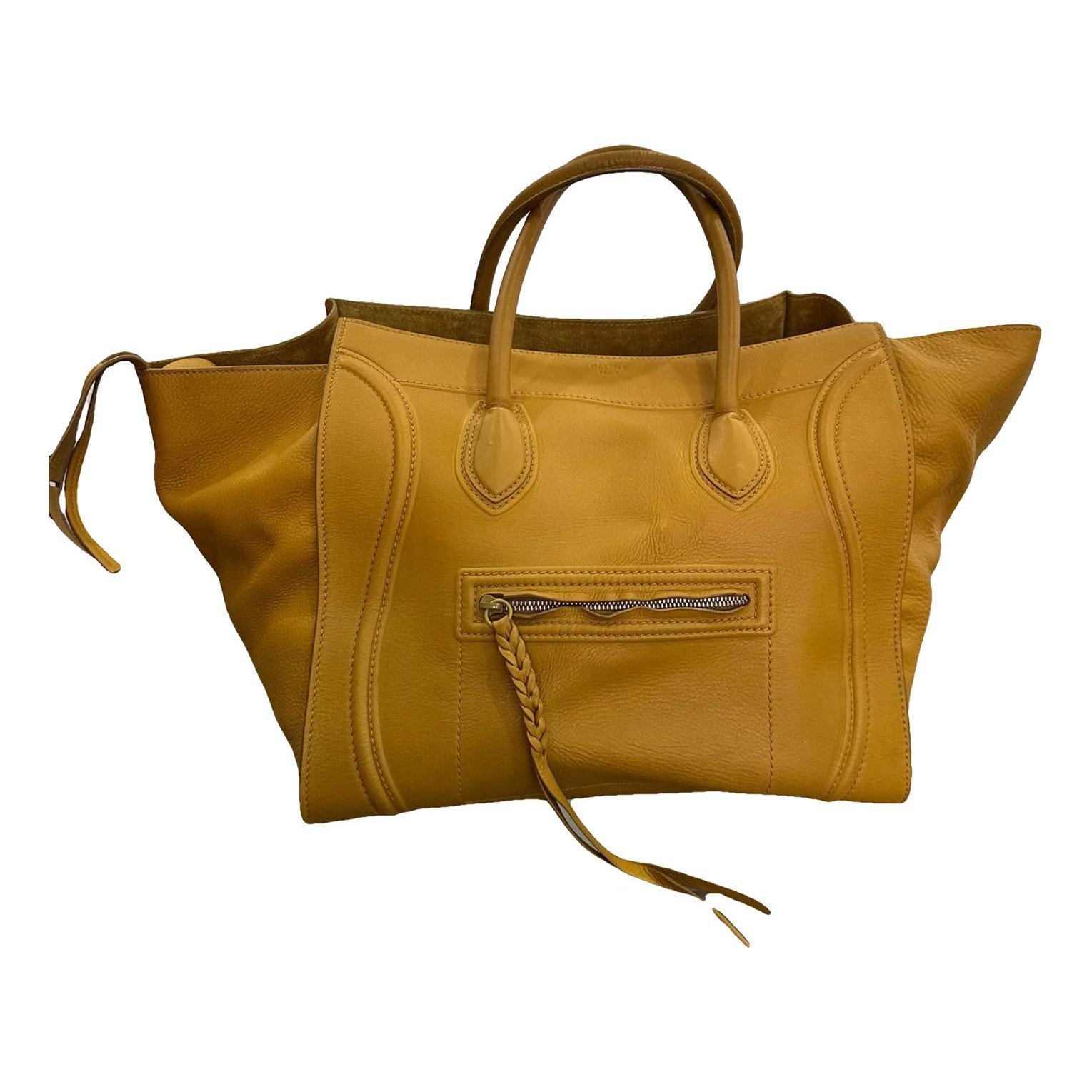Luggage leather handbag