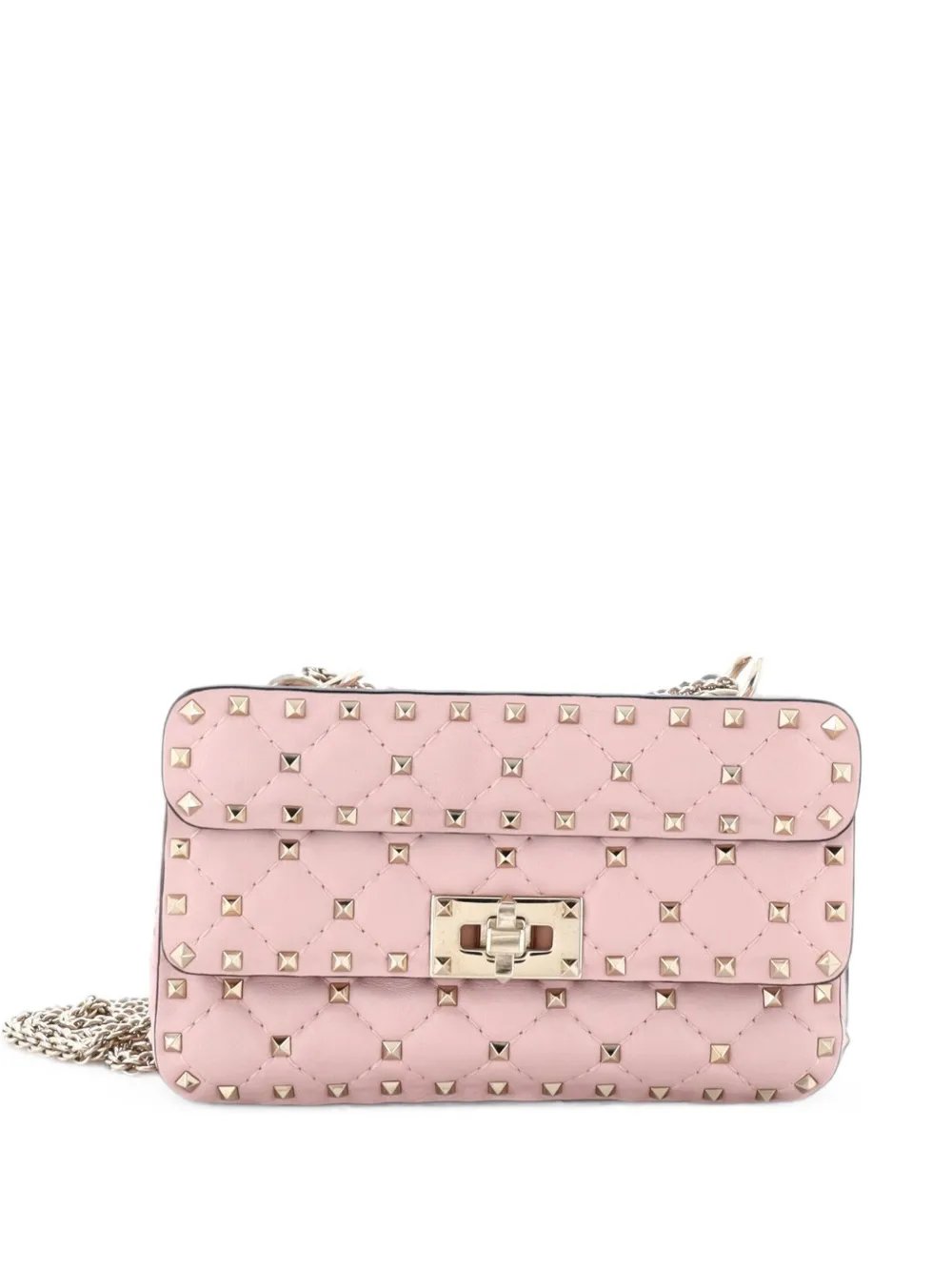 Rockstud Spike Flap Bag Quilted Leather Small crossbody bag