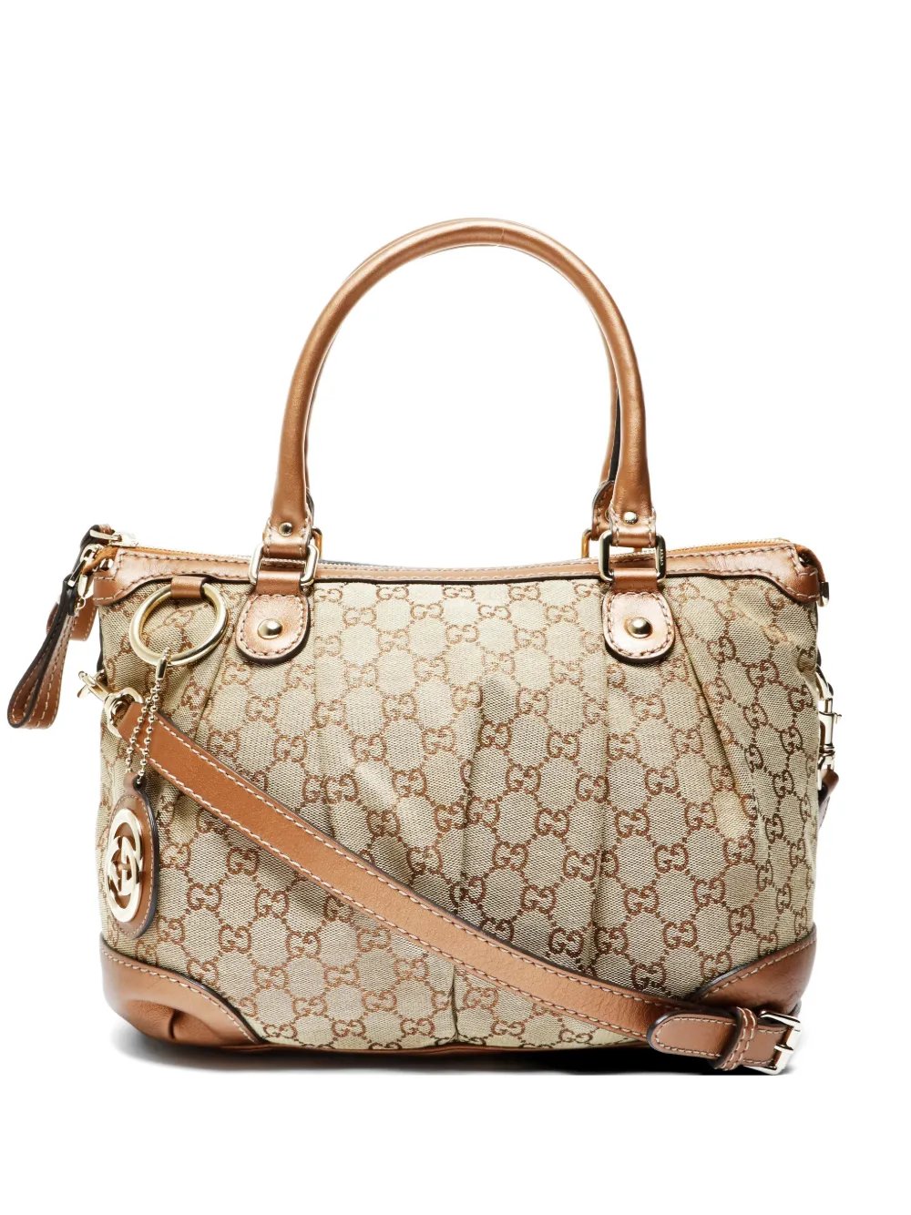 2000-2010s Sukey GG Canvas two-way handbag