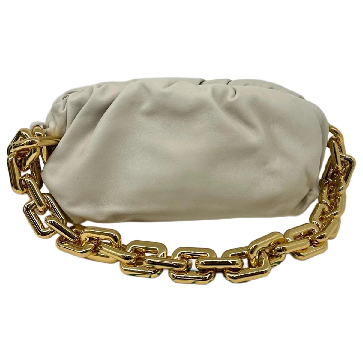 Chain Pouch leather handbag