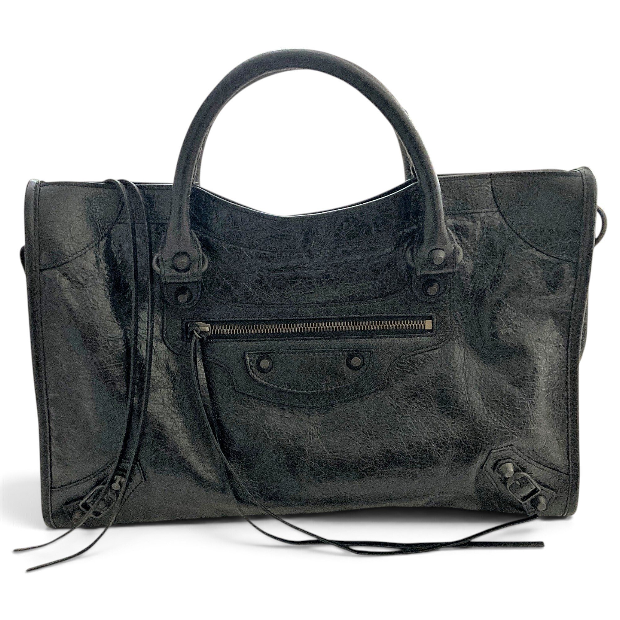 Leather handbag