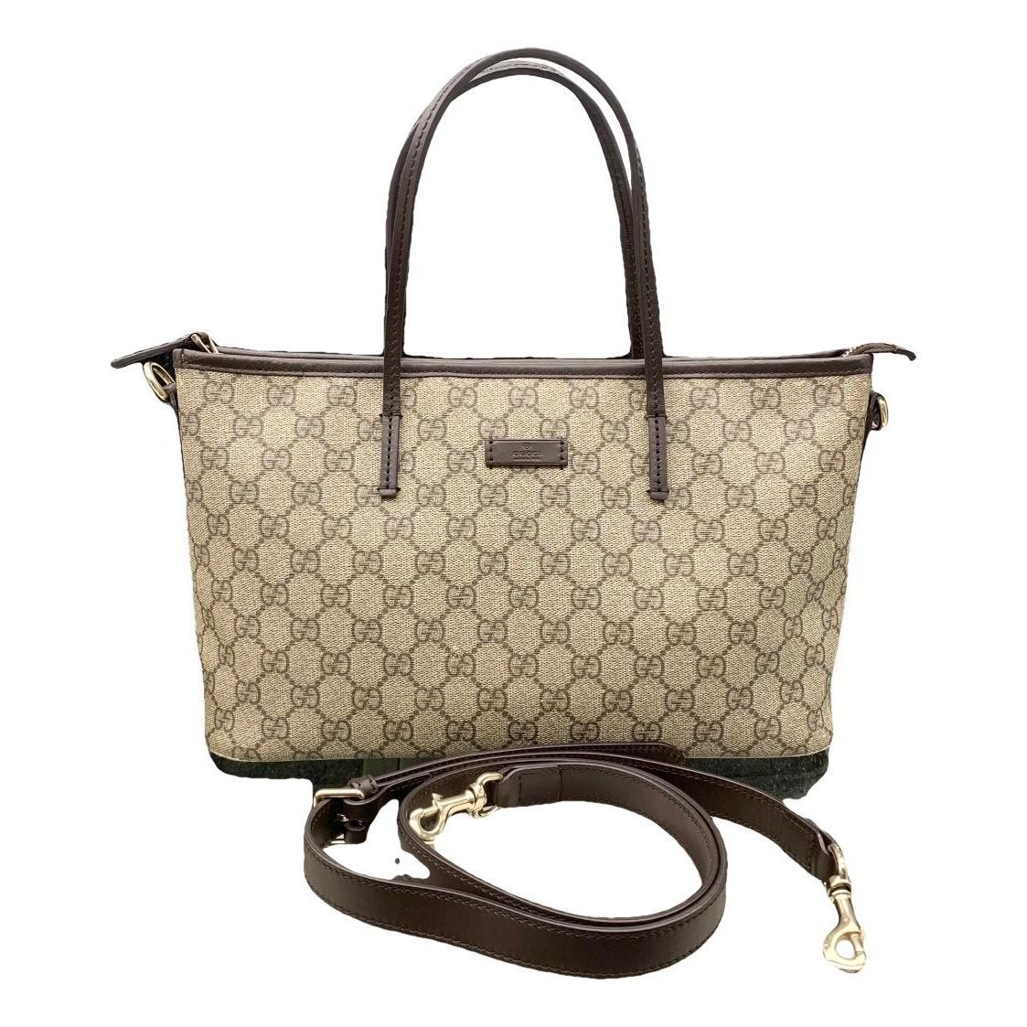 Leather tote