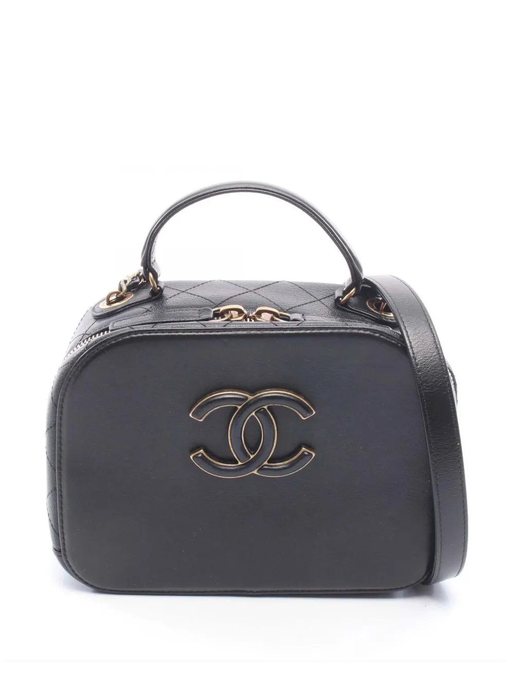 2017-2018 Goatskin and Quilted Calfskin Coco Curve Case vanity bag