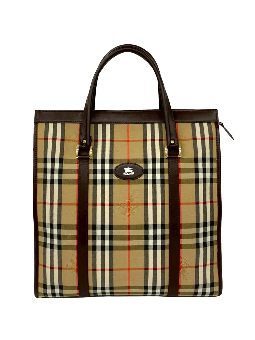 20th Century Haymarket Check Canvas tote bag