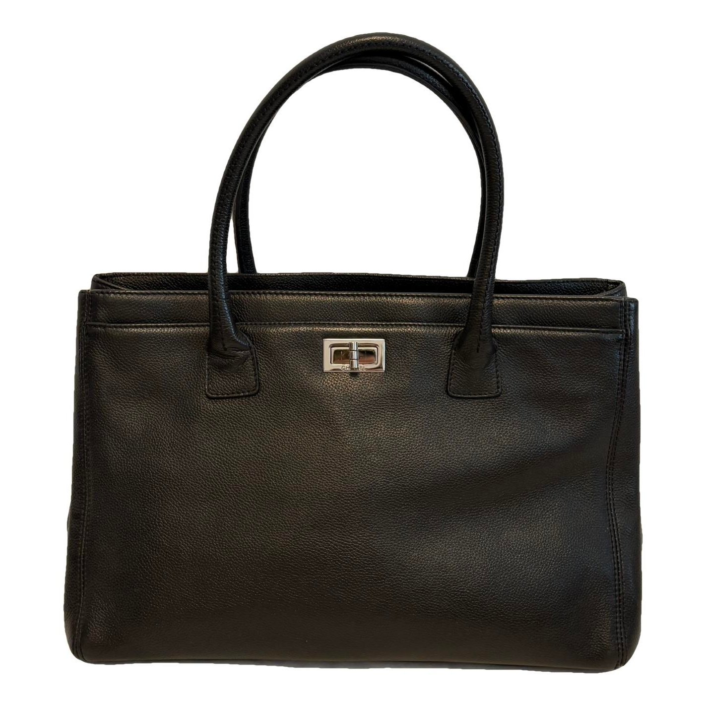 Executive leather tote