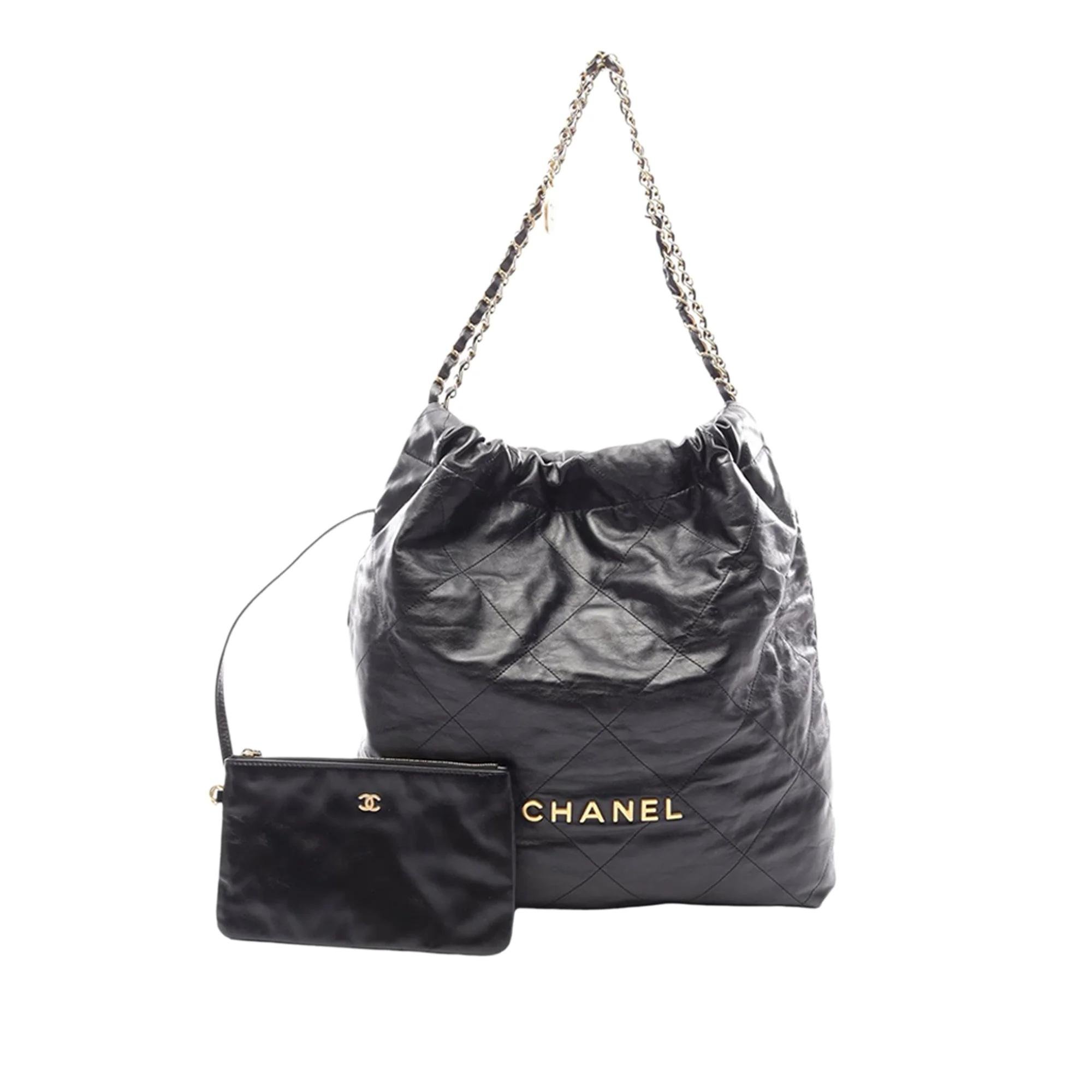 Chanel 22 pony-style calfskin handbag
