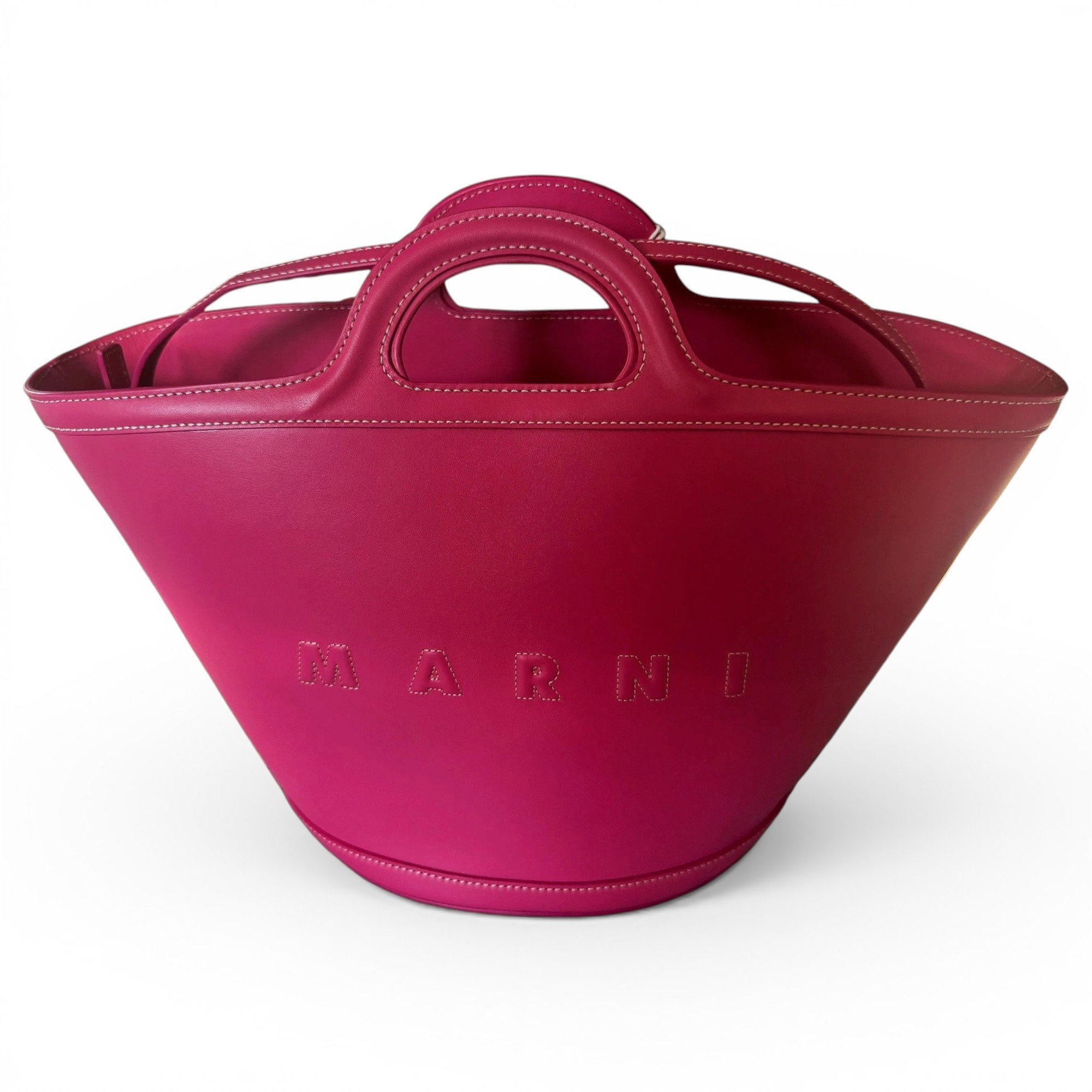 Tropicalia leather tote