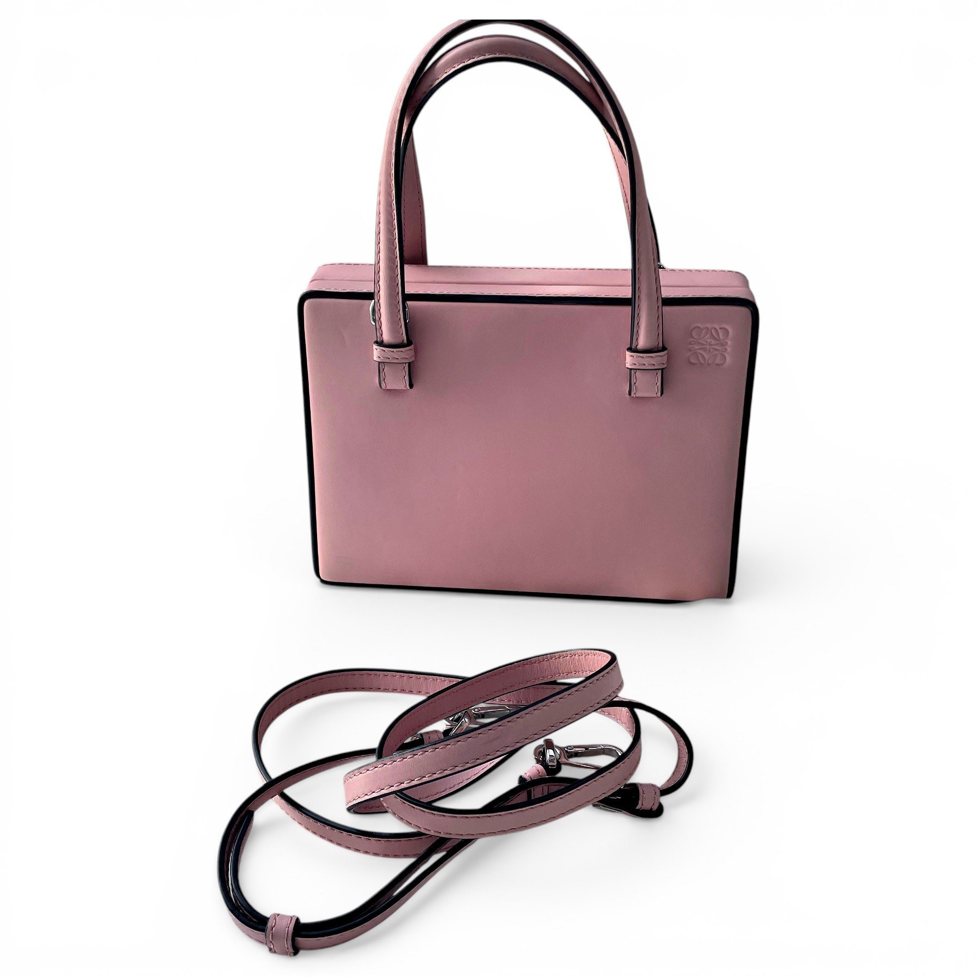 Postal leather handbag