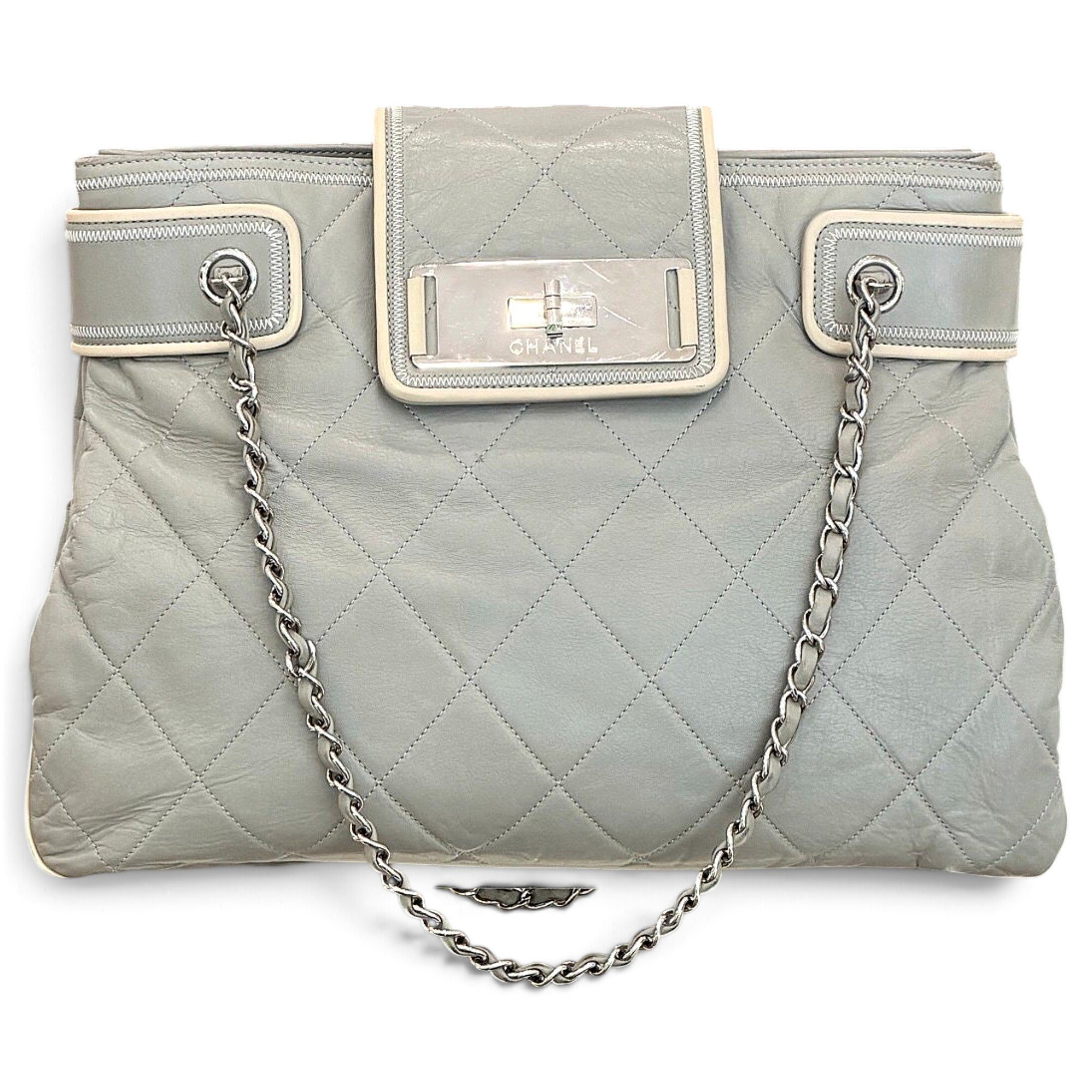 Leather tote