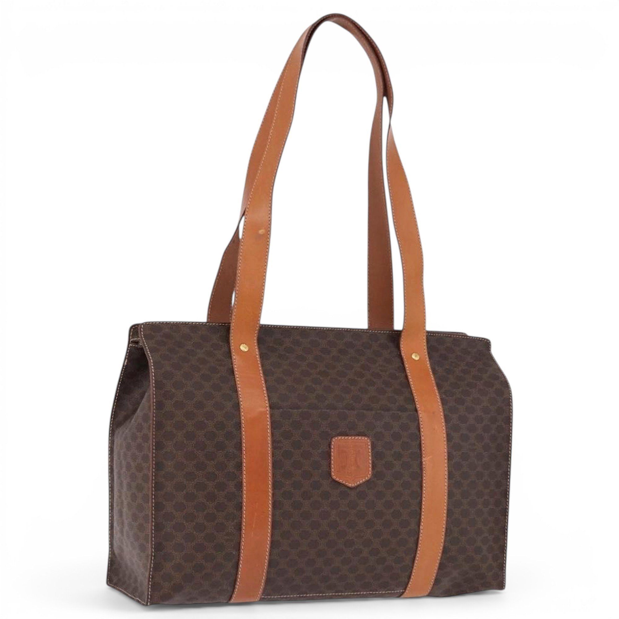 Leather tote