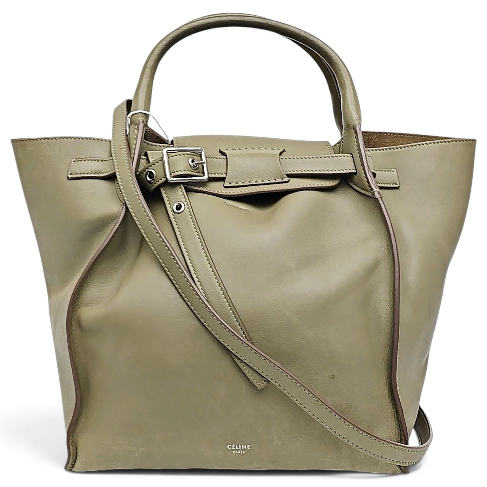 Big Bag leather handbag