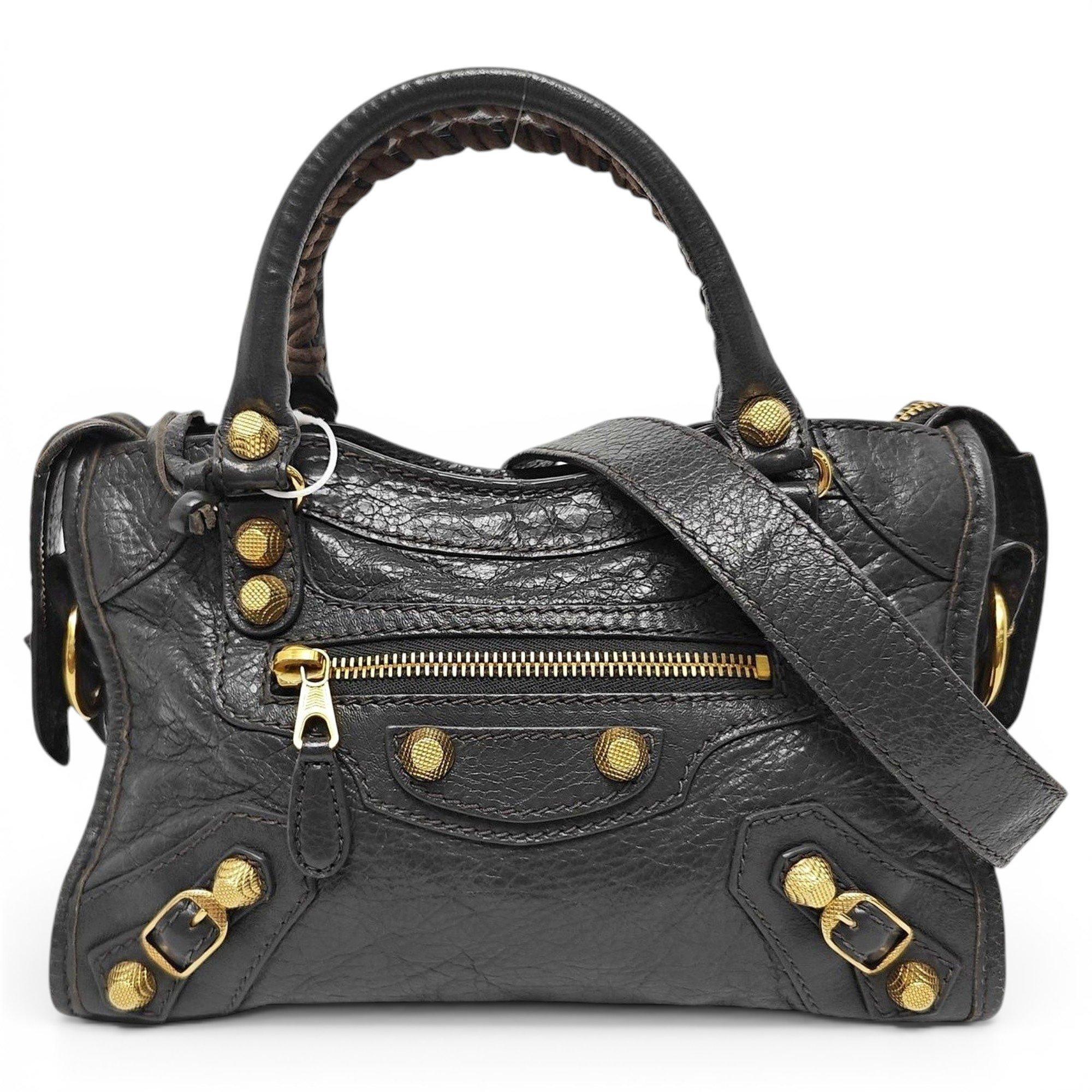 Leather handbag
