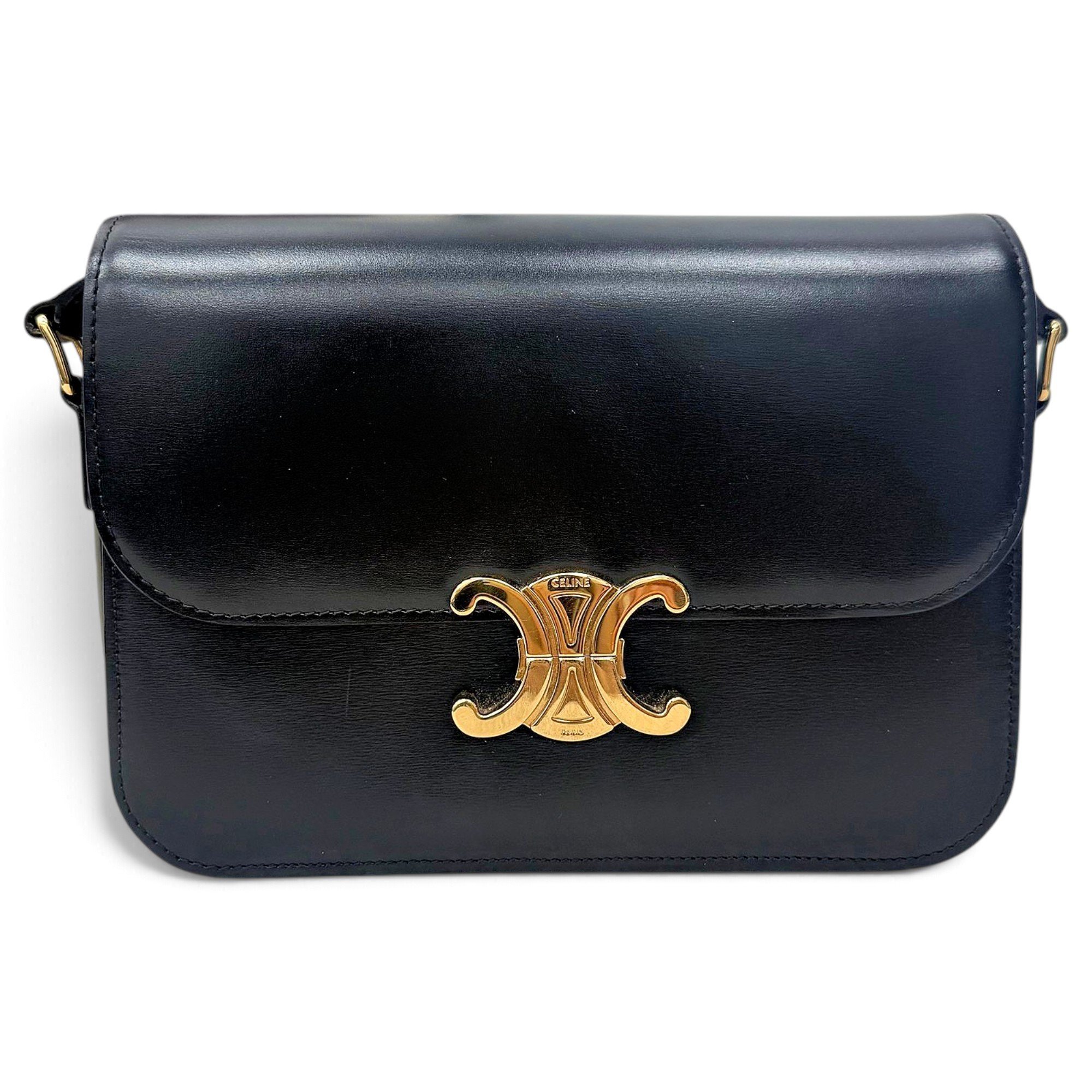 Triomphe leather handbag