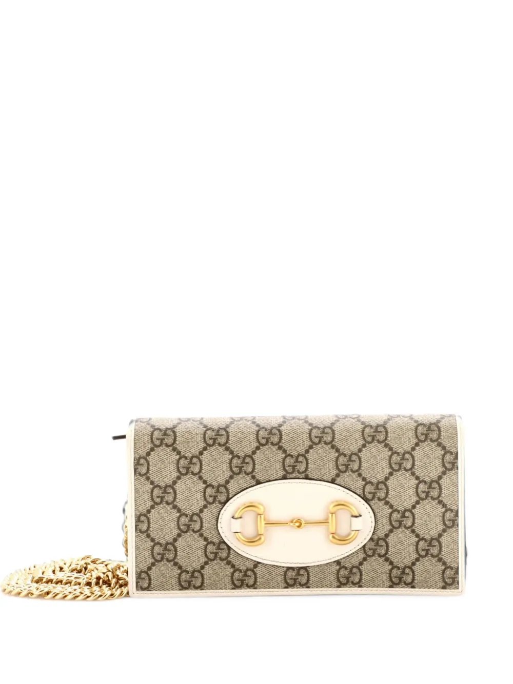 Horsebit 1955 Chain Wallet GG Coated Canvas crossbody bag