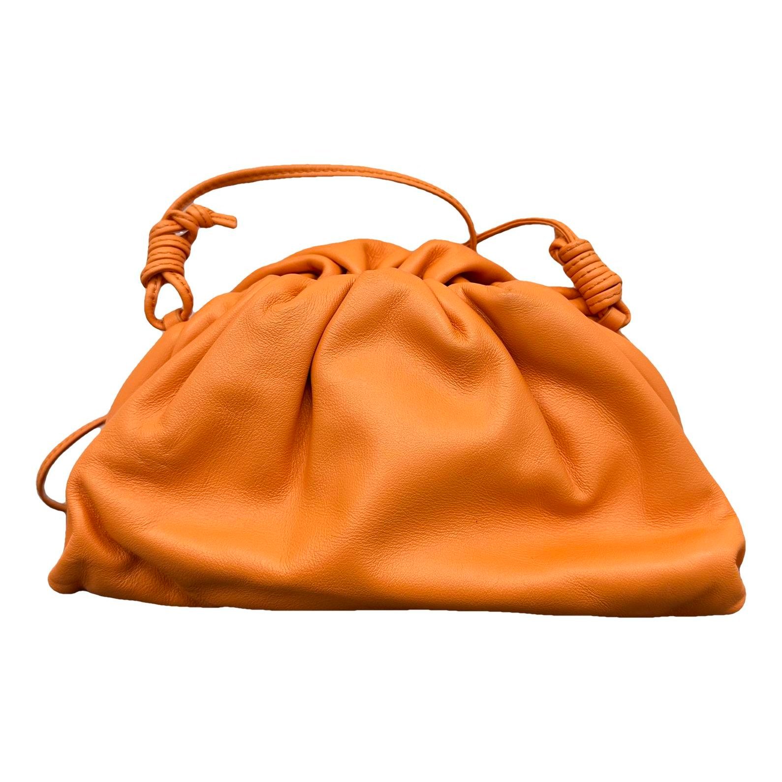 Pouch leather handbag
