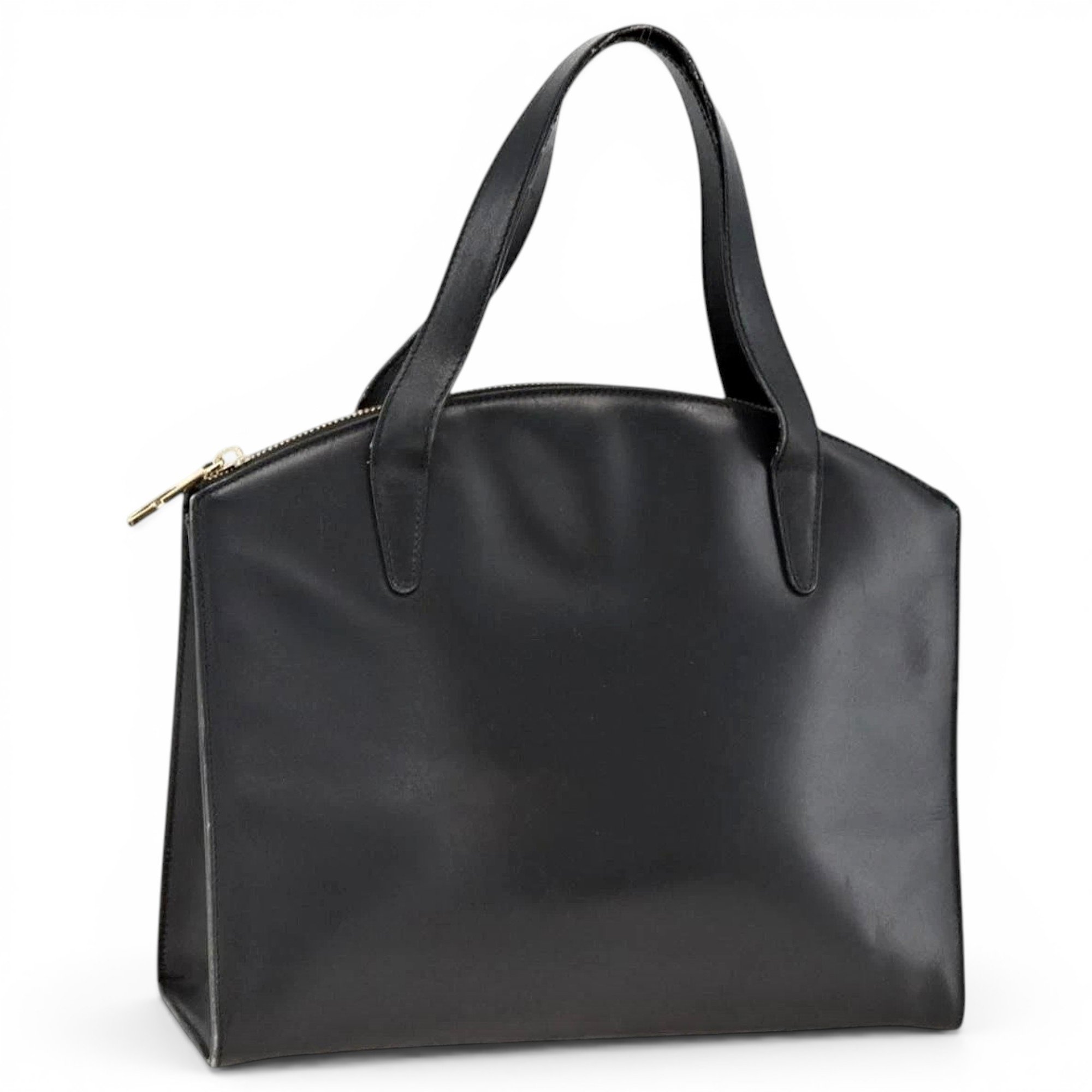 Leather tote