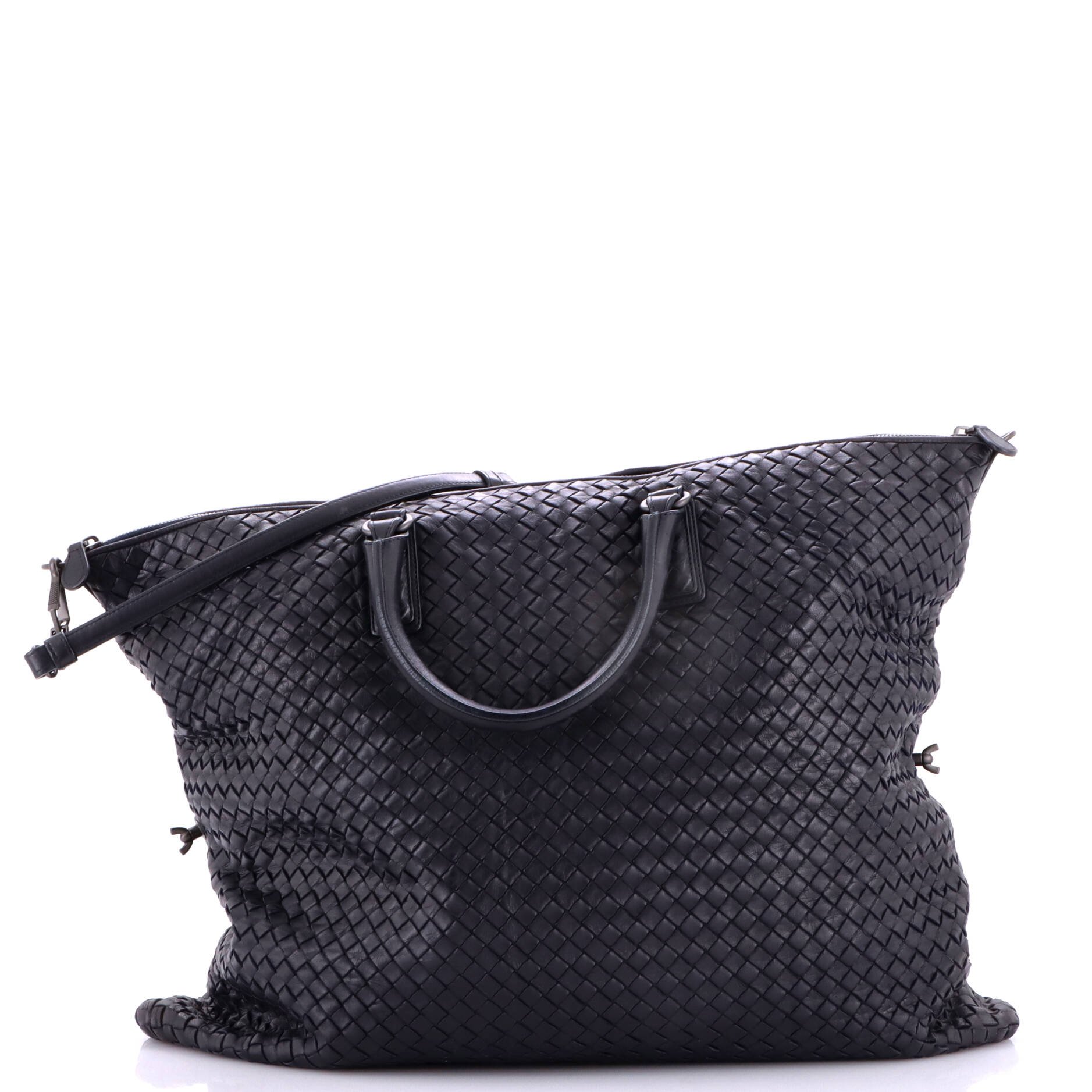 Convertible Satchel Intrecciato Nappa Maxi