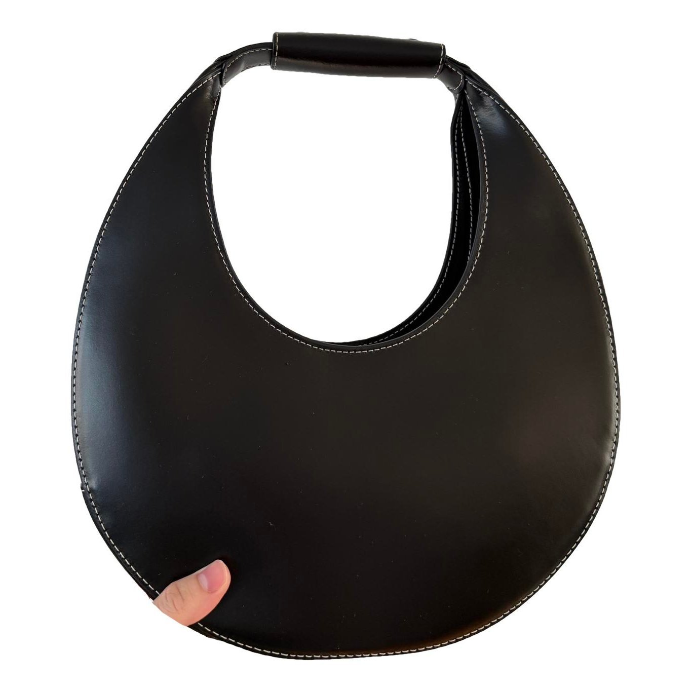 Moon leather handbag