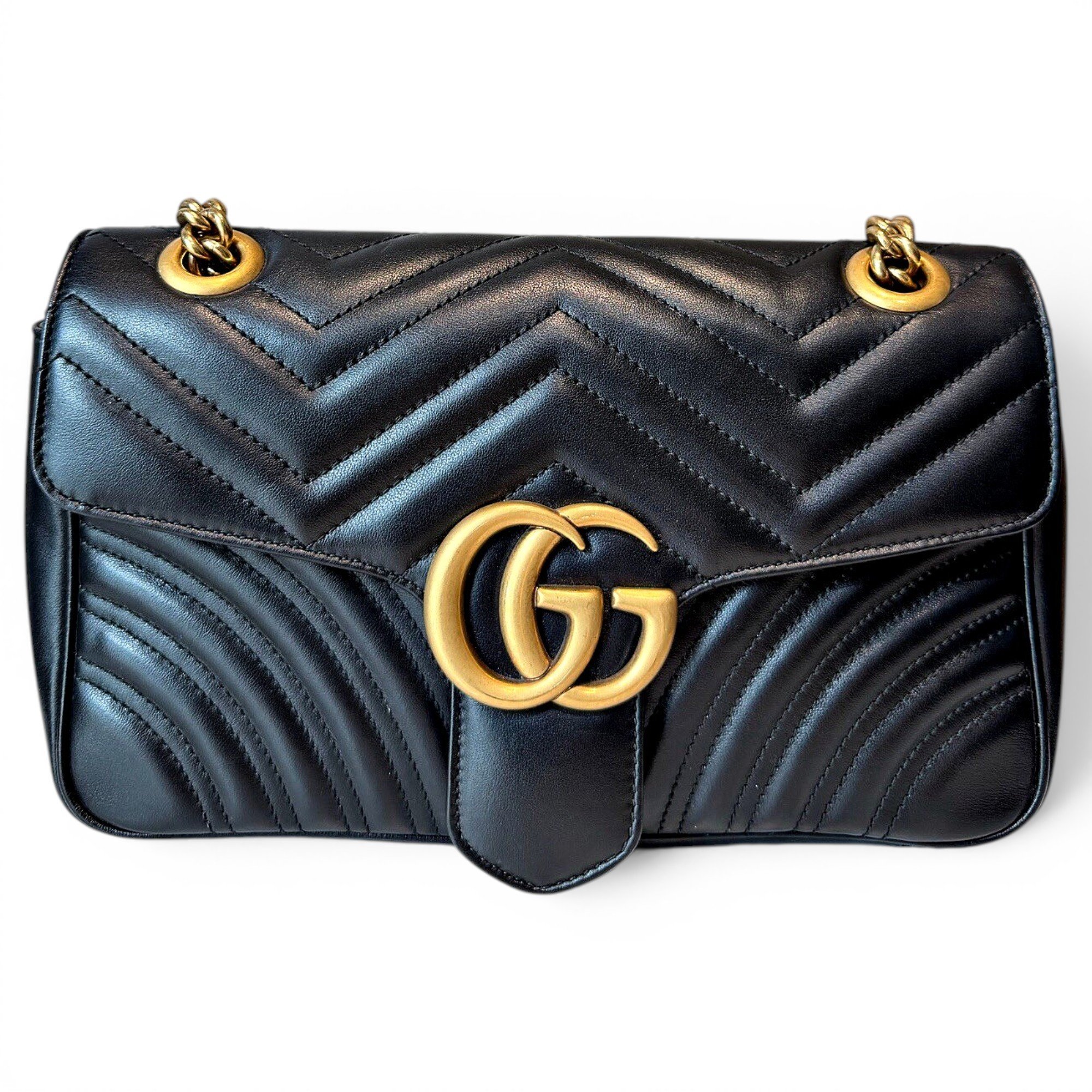 GG Marmont Flap leather handbag