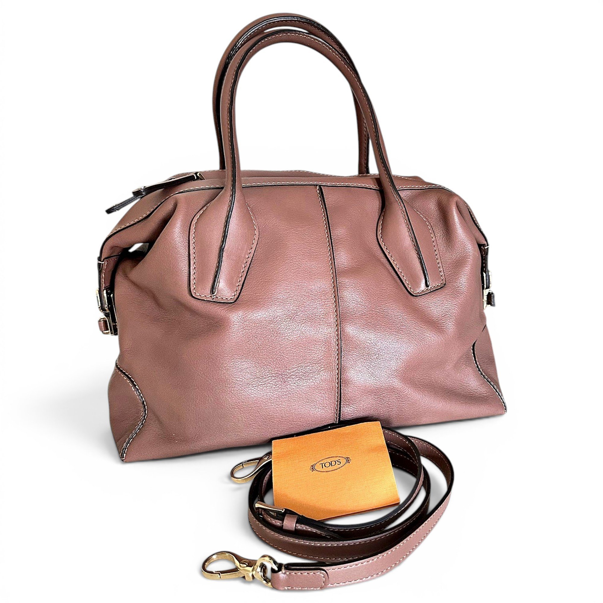 D Bag leather handbag