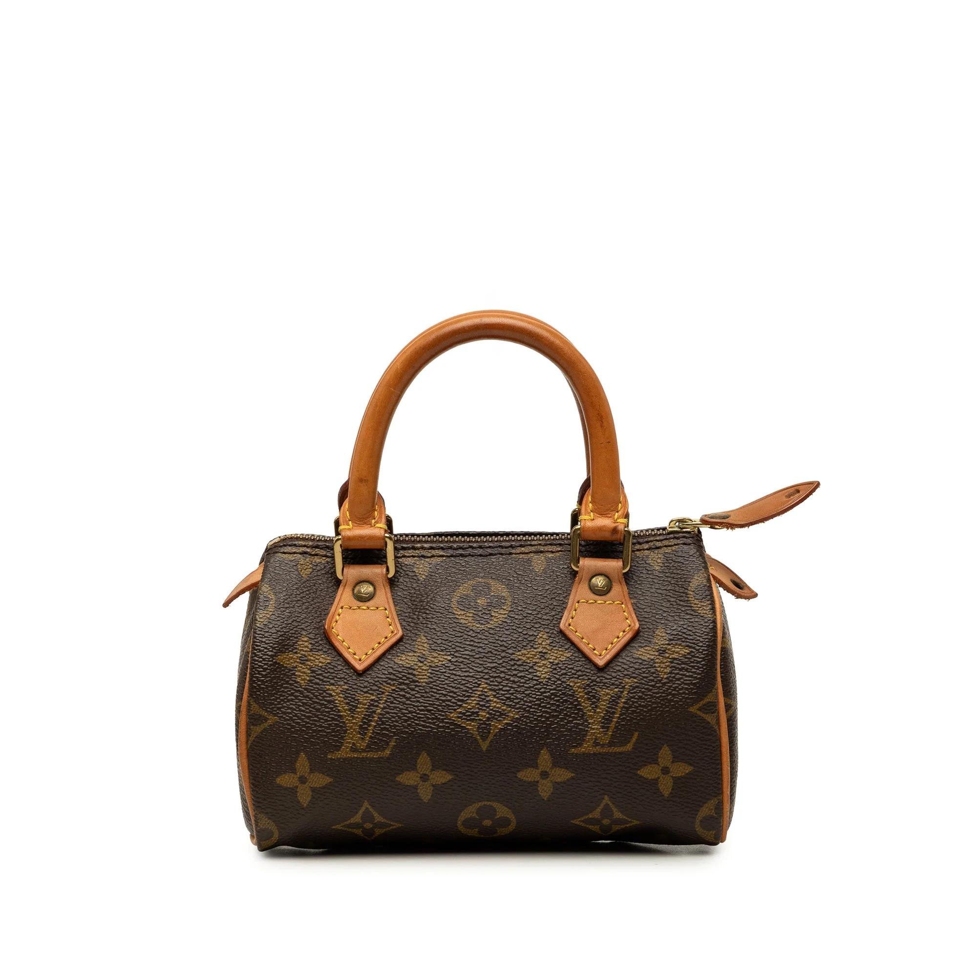 Speedy leather handbag