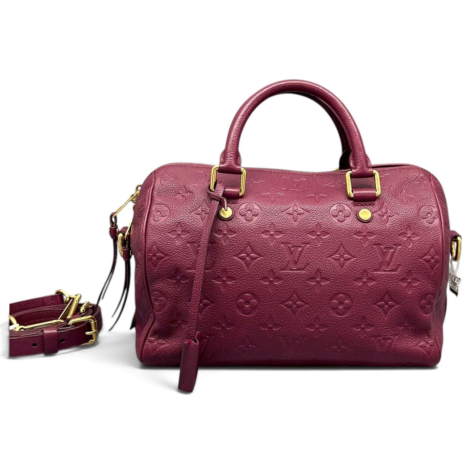 Speedy leather handbag