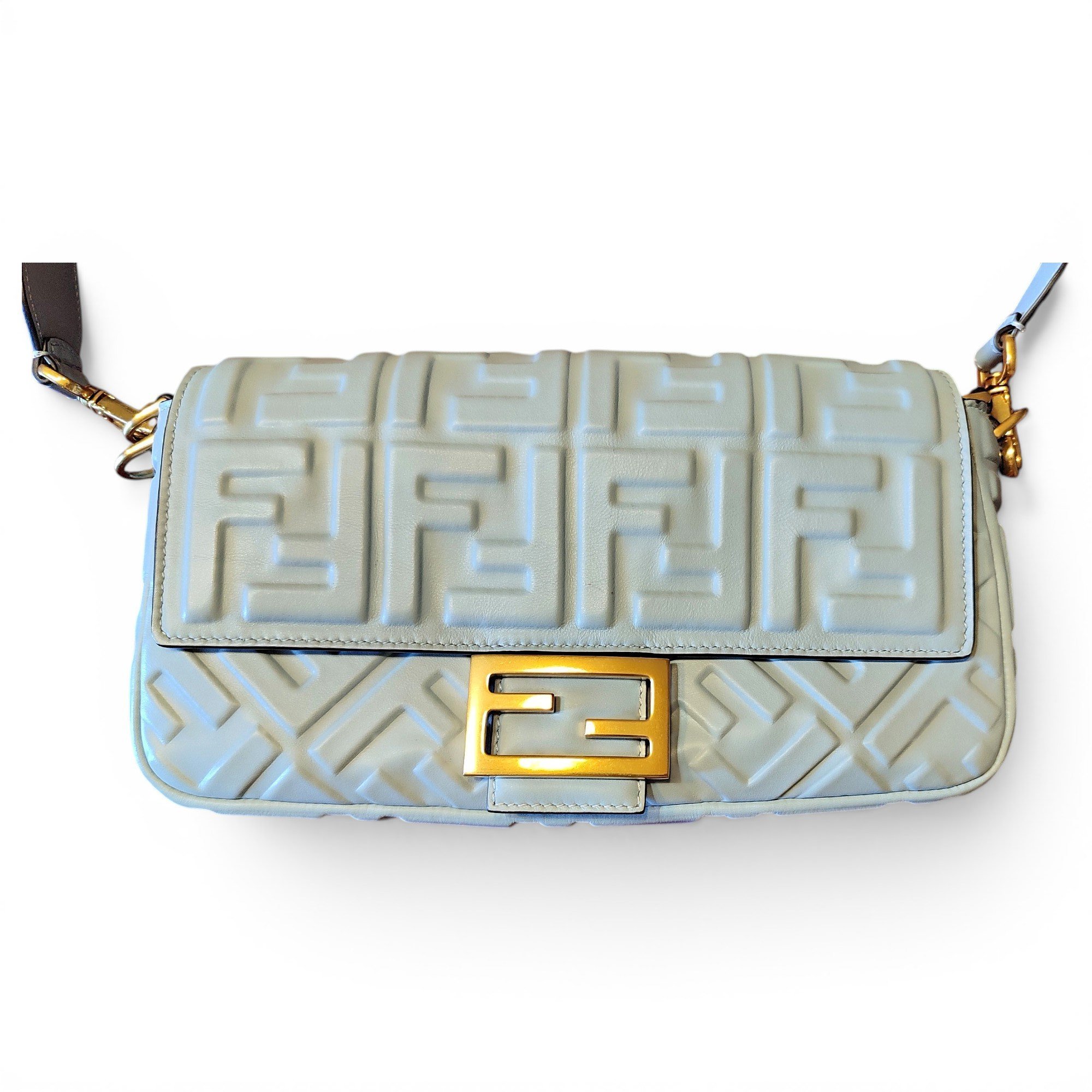 Baguette leather handbag