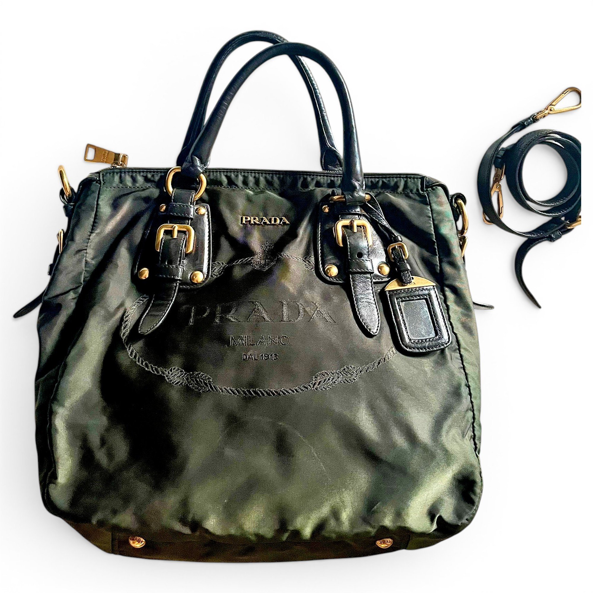 Leather handbag