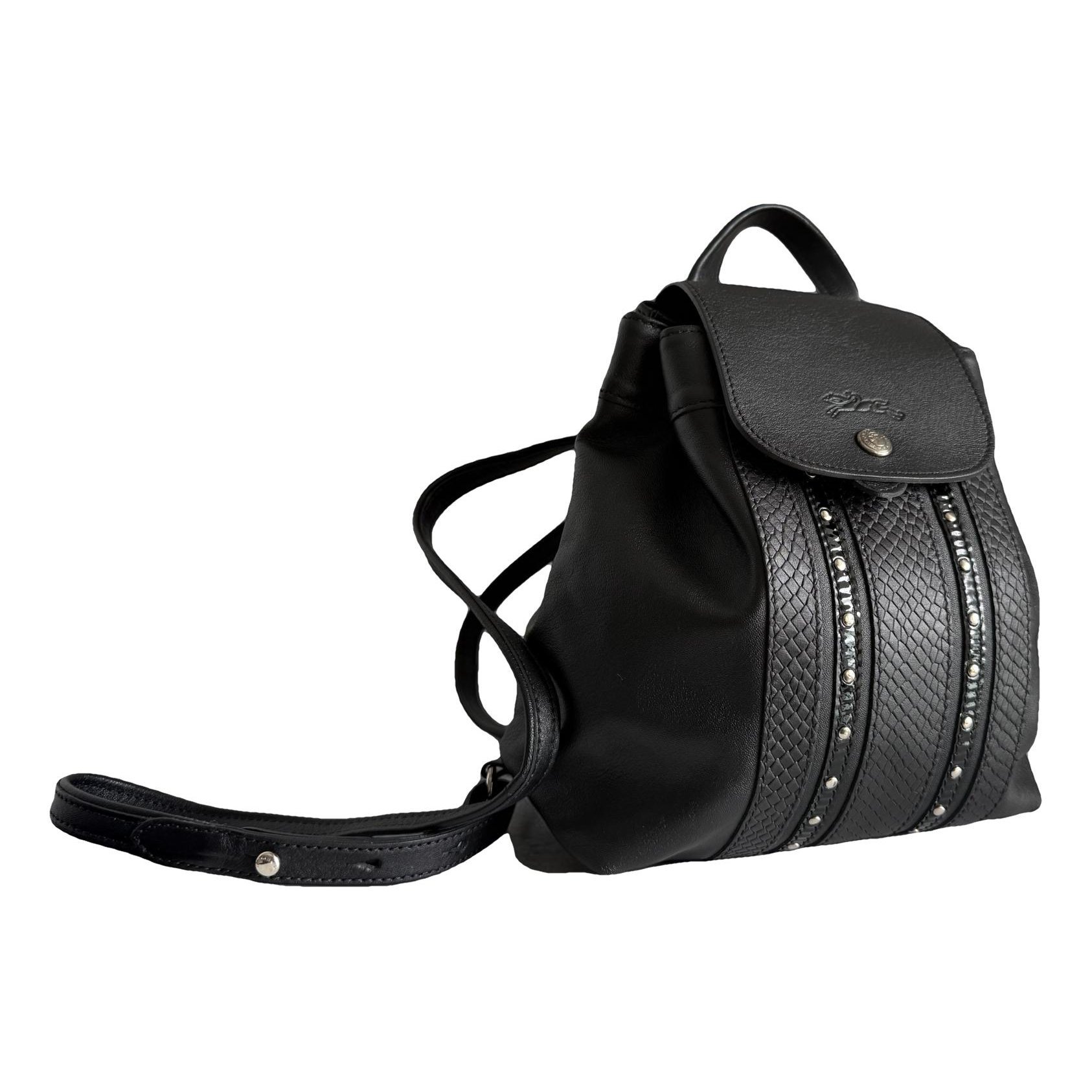 Leather backpack