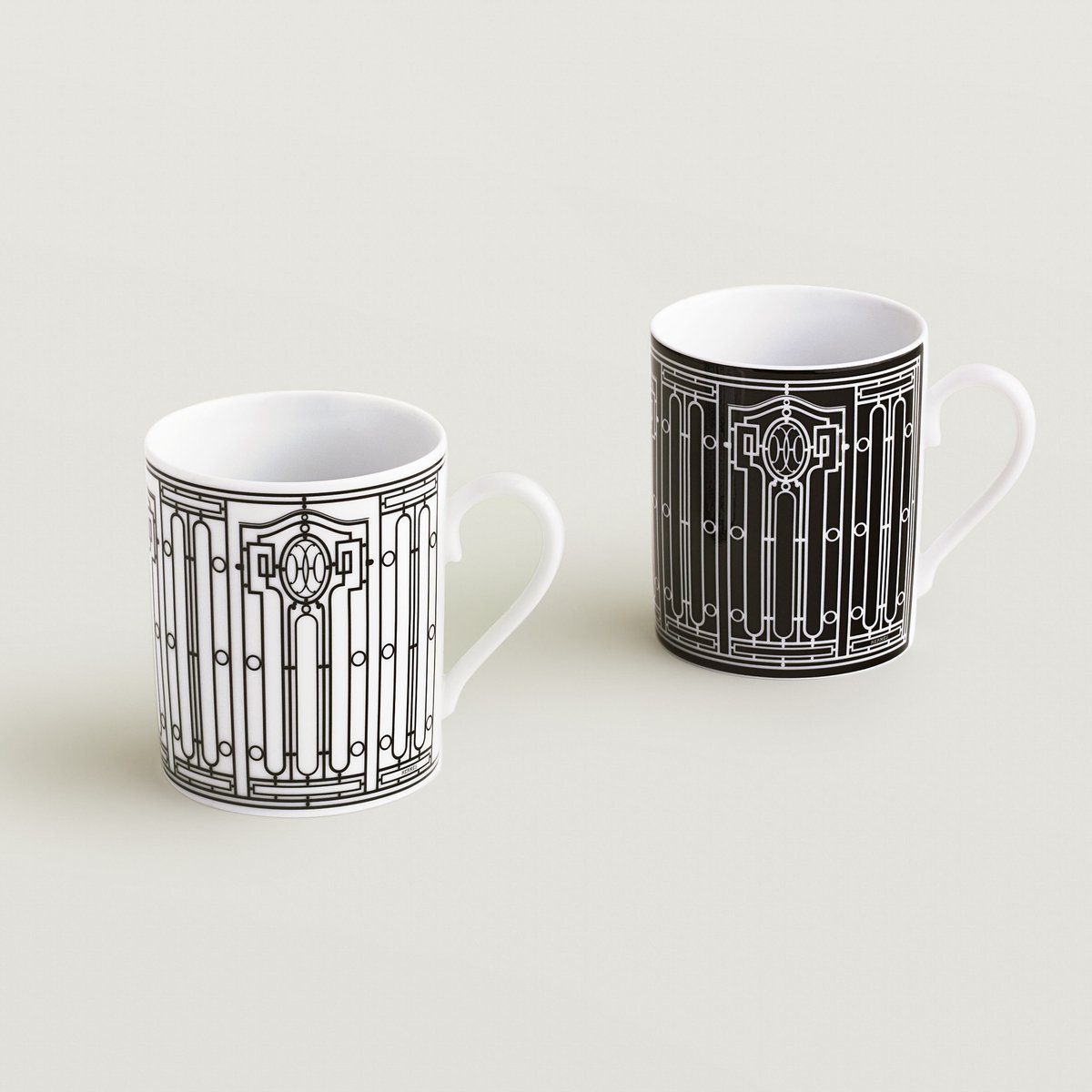 H Deco set of 2 mugs (n°1 and 2)