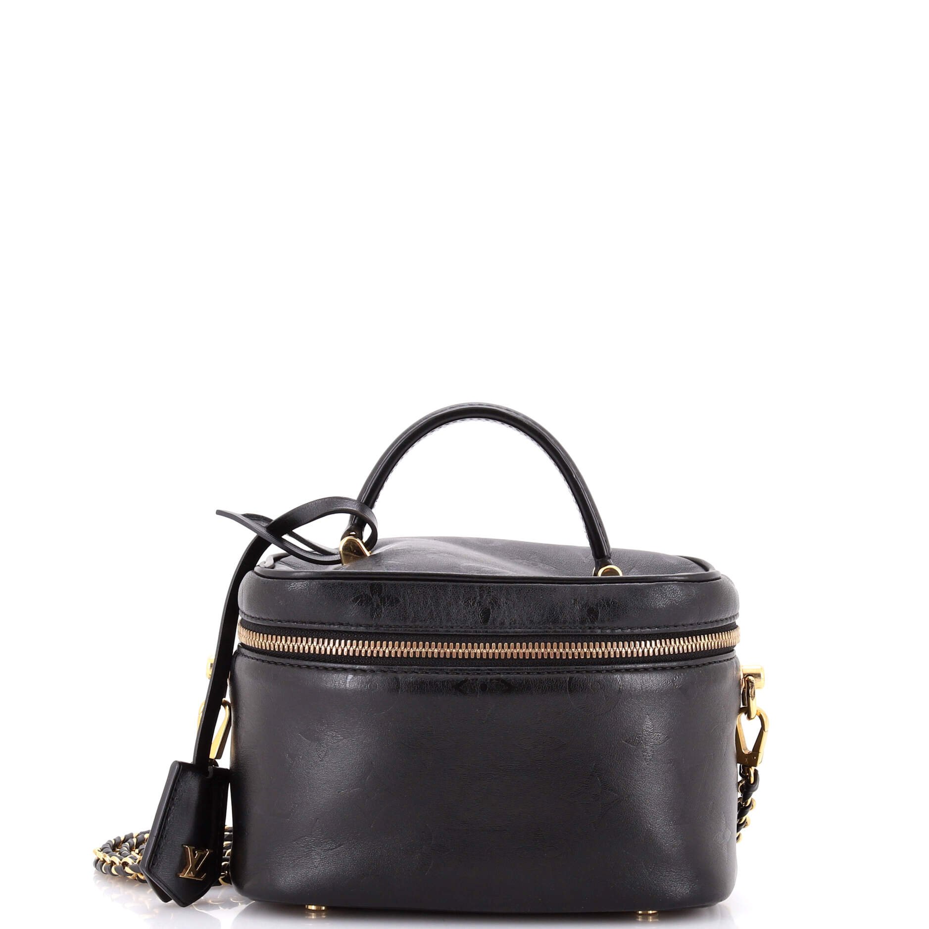 Vanity Handbag Monogram Ink Embossed Lambskin PM