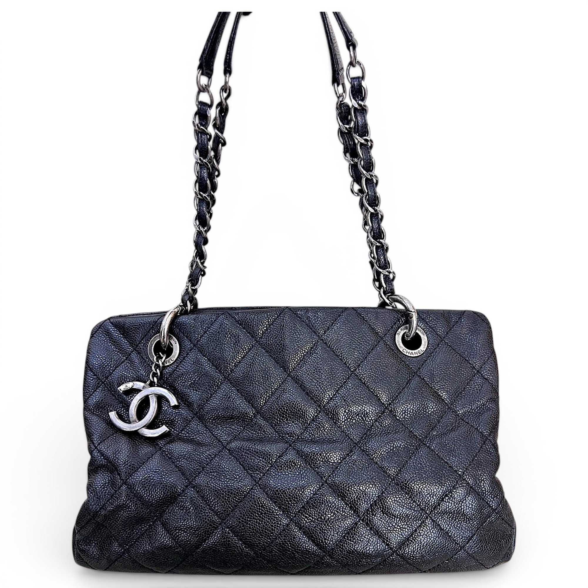 Grand shopping leather tote
