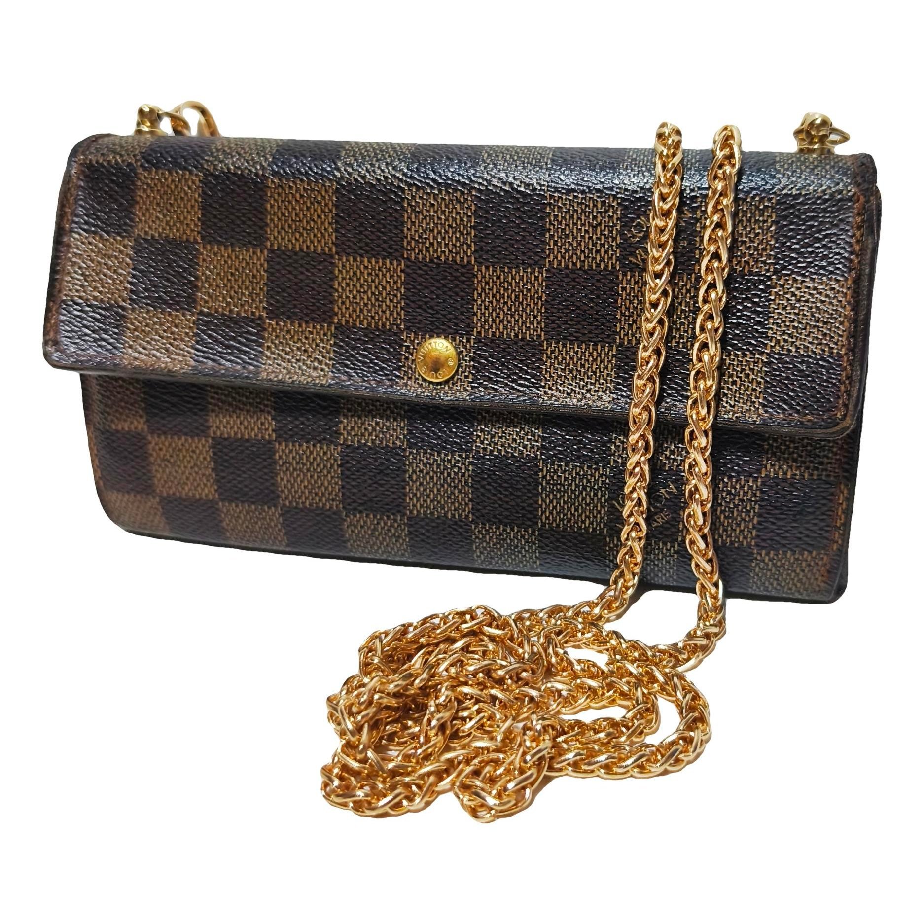 Leather clutch bag