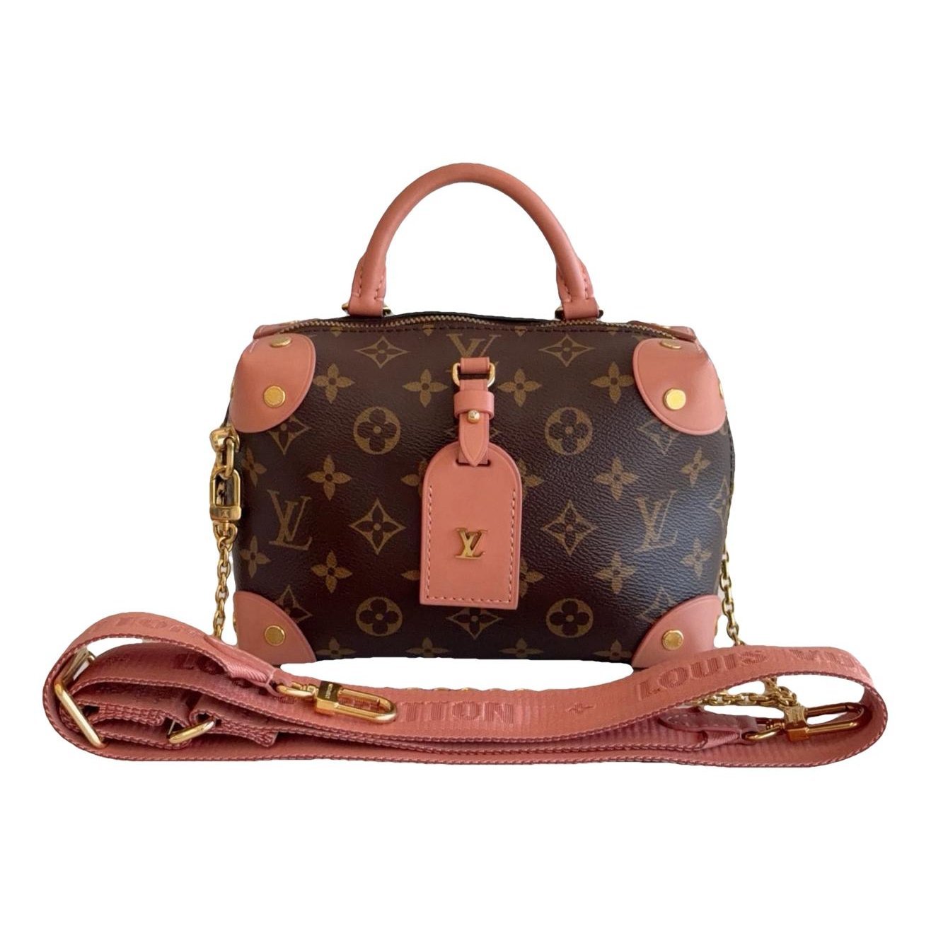 Petite Malle Souple leather handbag