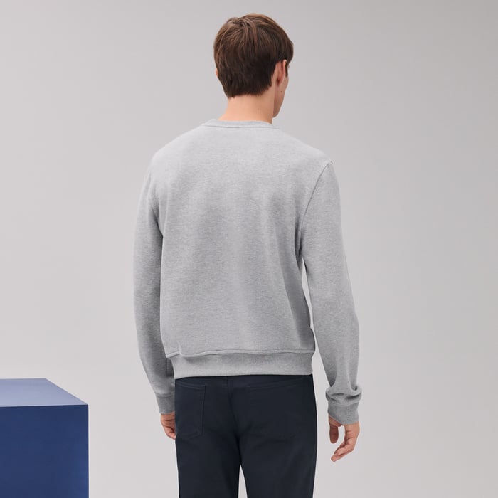 Gris Clair Crewneck Sweater With Clou De Selle Detail
