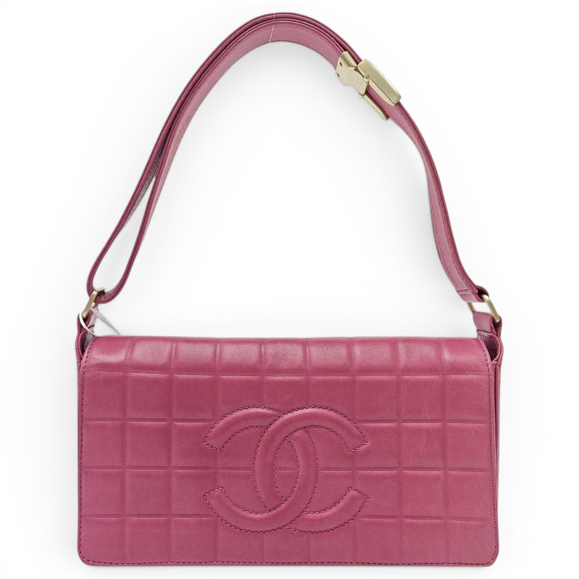 East West Chocolate Bar leather handbag