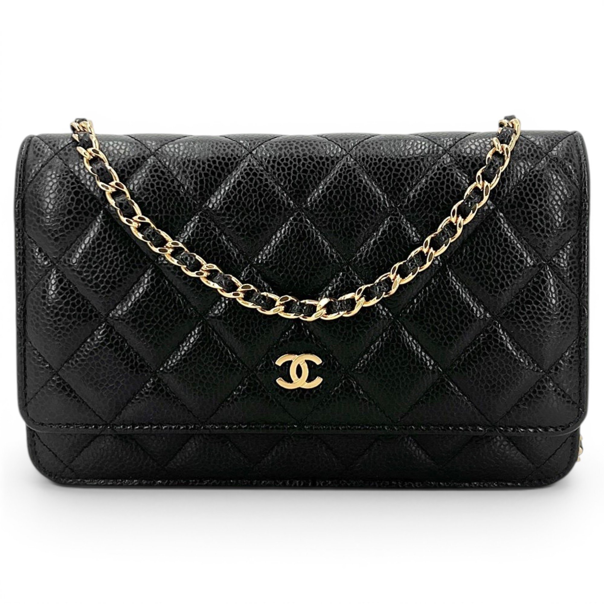 Wallet On Chain Timeless/Classique leather crossbody bag