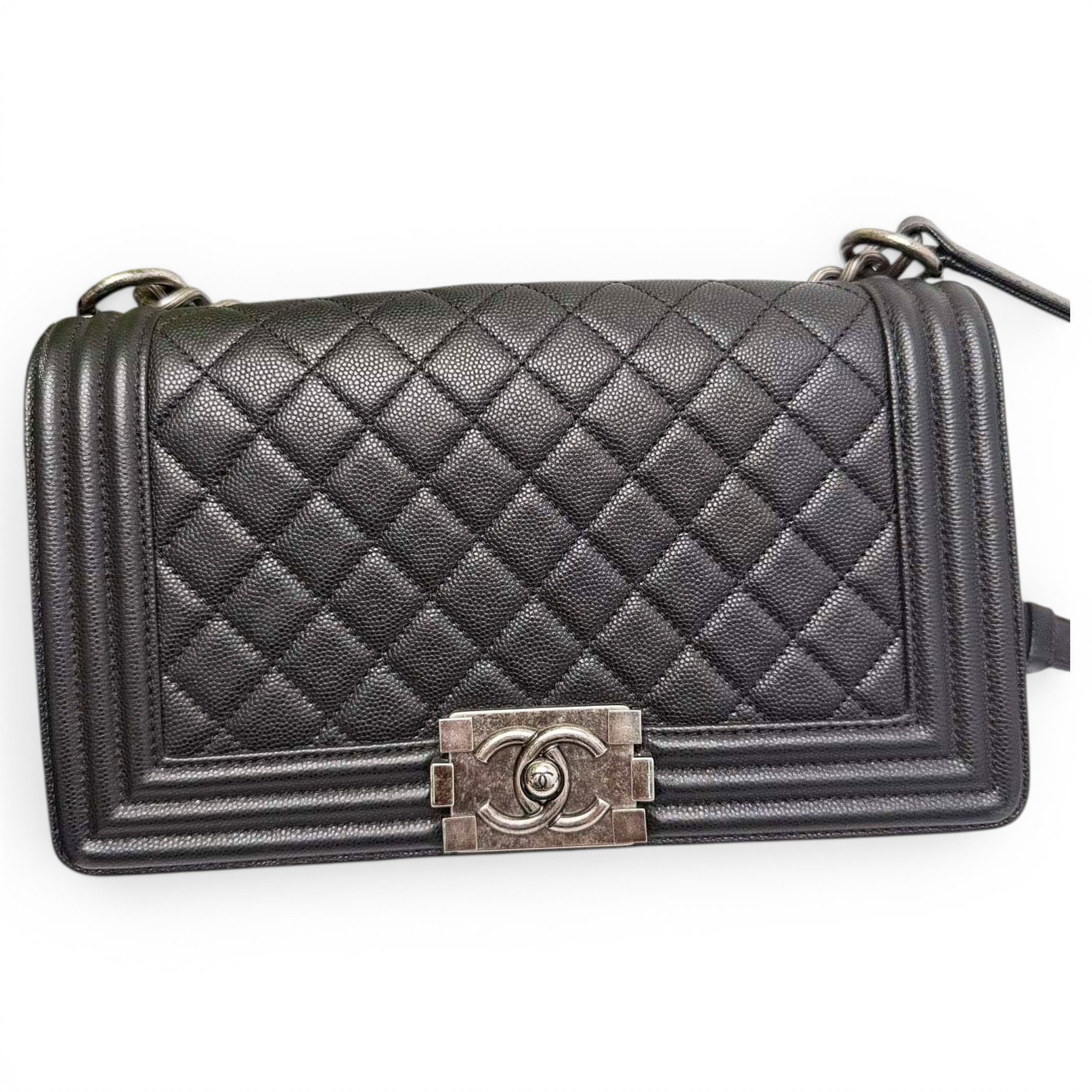 Boy leather crossbody bag