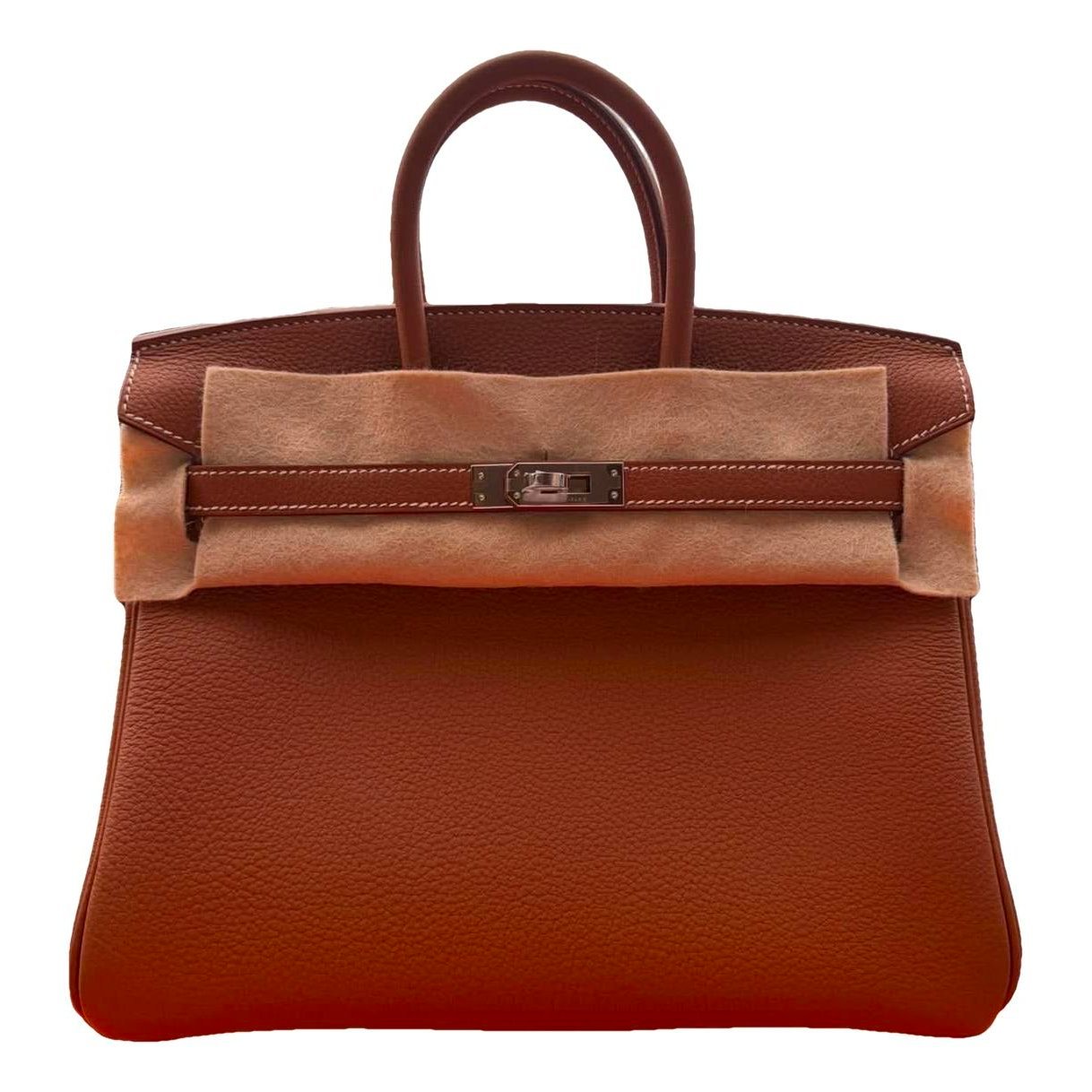 Birkin 25 leather handbag