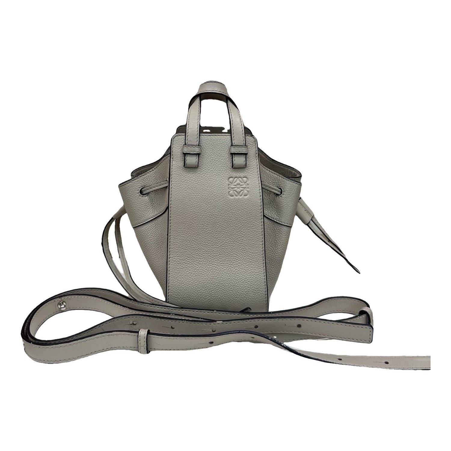 Hammock leather handbag