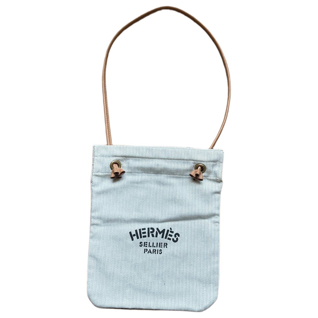 Hermes Aline Handbag Toile Chevron