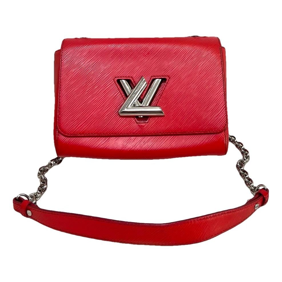 Twist leather handbag